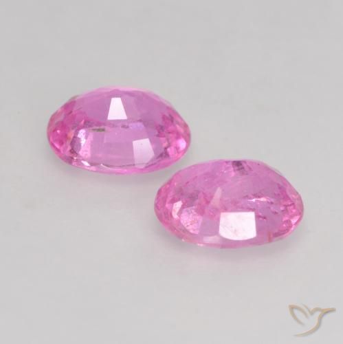 Sapphire Gemstones in 5 x 4 mm (calibrated) Size for Sale, Sapphire Stones in Intense Purple Color