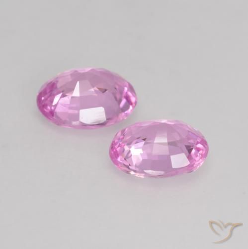 Sapphire Gemstones in 5 x 4 mm (calibrated) Size for Sale, Sapphire Stones in Intense Purple Color