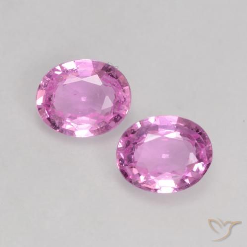 0.66ctw Natural Purple-Pink Sapphire, Oval, VVS-VS