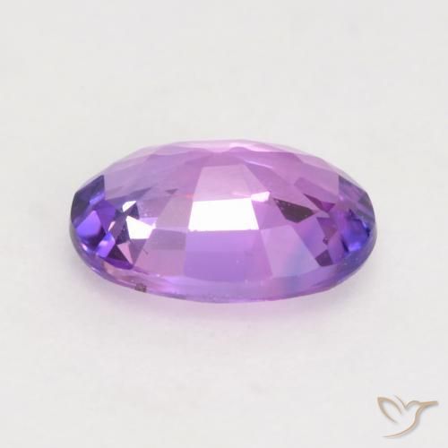 Sapphire Gemstone in 6.2 x 4.2 mm Size for Sale, Sapphire Stone in Medium Violet Color