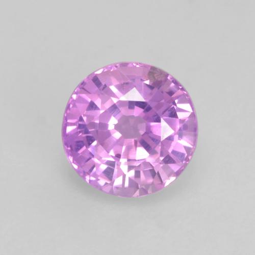 Lilac Sapphire Gem - 0.6ct Round Facet (ID: 535729)