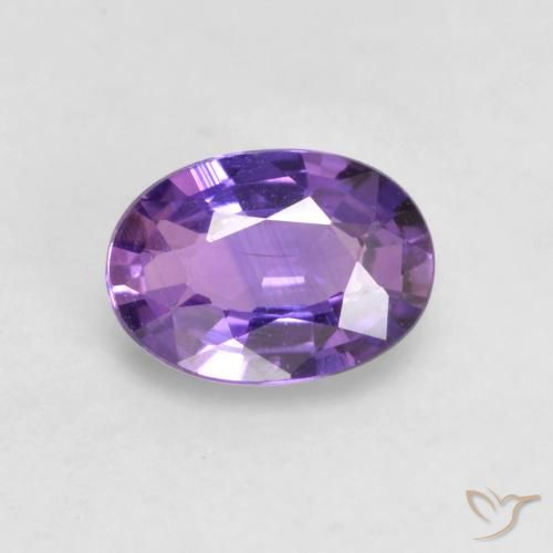 0.51ct Natural Pink Violet Sapphire, Oval, VS