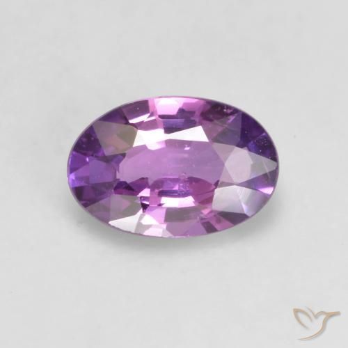 0.48ct Natural Intense Pink Violet Sapphire, Oval, VVS-VS