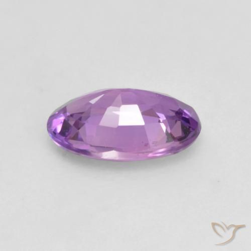 Sapphire Gemstone in 6 x 4 mm (calibrated) Size for Sale, Sapphire Stone in Intense Pink Violet Color