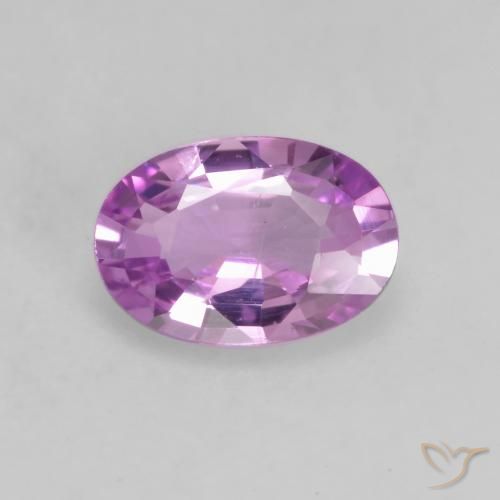 0.52ct Natural Pinkish Purple Sapphire, Oval, VS