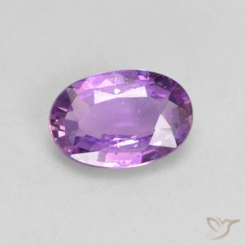 Medium Purple Сапфир Камень - 0.5ct Фасетный Овал (ID: 535766)