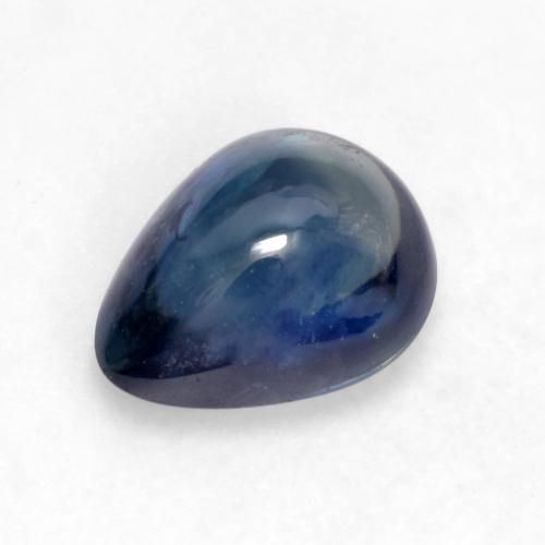 Темно-синий Сапфир Камень - 0.9ct Груша Кабошон (ID: 535915)