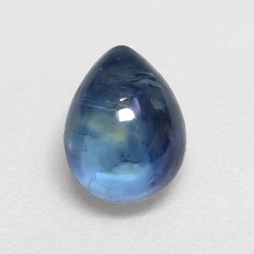 Navy Blue Sapphire Gem - 1.4ct Pear Cabochon (ID: 535998)