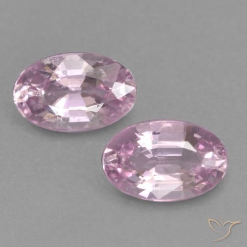 0.56ctw Natural Very Light Royal Purple Pink Sapphire, Oval, VVS-VS