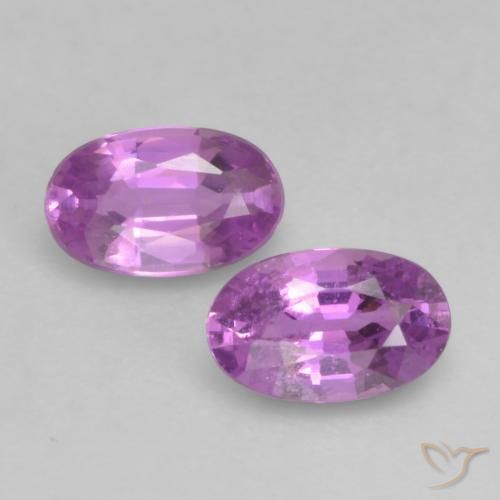 0.60ctw Natural Intense Purple Sapphire, Oval, VVS-VS