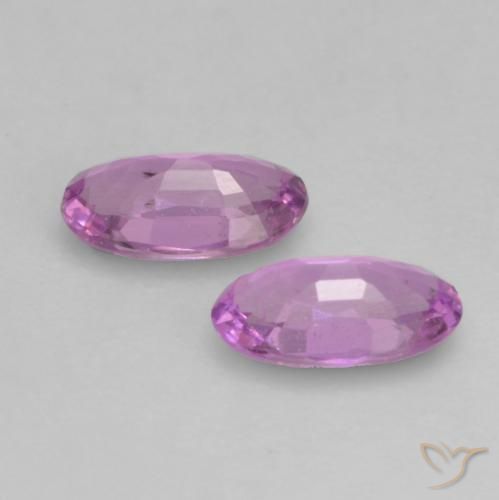 Sapphire Gemstones in 5 x 3 mm (calibrated) Size for Sale, Sapphire Stones in Medium Purple Color