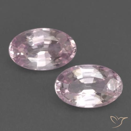 0.61 ct Pink Sapphire, 4.9 x 3.1 mm Oval Cut From Tanzania, Photo A