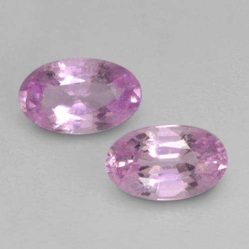 Purple-Pink Сапфир Камень - 0.3ct Фасетный Овал (ID: 536156)