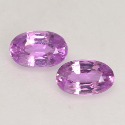 Medium Purple Sapphire Gem - 0.3ct Oval Facet (ID: 536497)