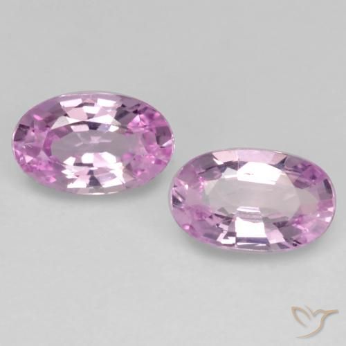 0.57 ct Pink Sapphire, 5.1 x 3.2 mm Oval Cut From Tanzania, Photo A