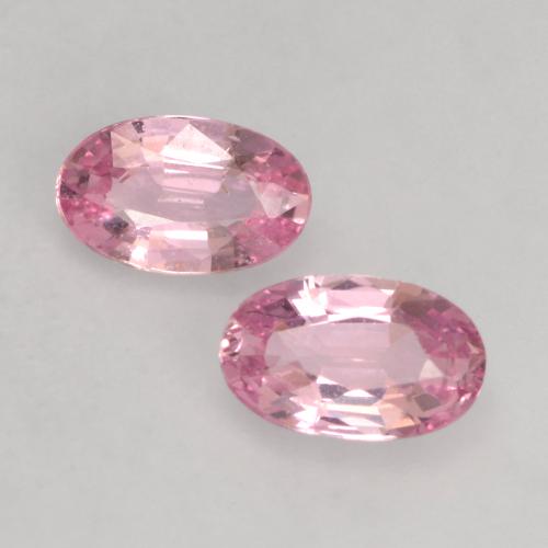 Bubblegum Pink Sapphire Gem - 0.3ct Oval Facet (ID: 536505)