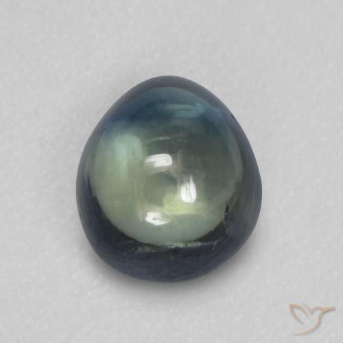 Multicolor Sapphire Gem - 1.1ct Pear Cabochon (ID: 536527)
