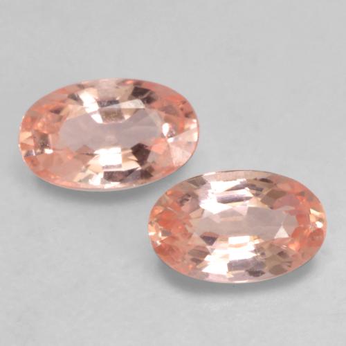 Light Pink Sapphire Gem - 0.3ct Oval Facet (ID: 536645)