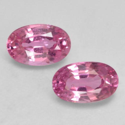 Purple Pink Sapphire Gem - 0.3ct Oval Facet (ID: 536646)