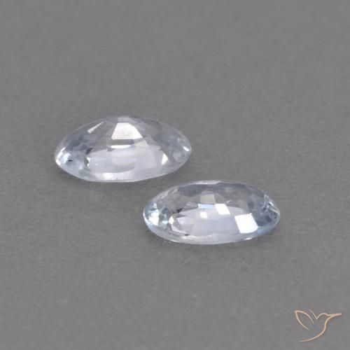 Sapphire Gemstones in 5 x 3 mm (calibrated) Size for Sale, Sapphire Stones in Bluish White Color