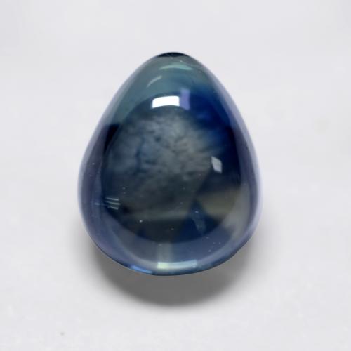 Navy Blue Sapphire Gem - 0.8ct Pear Cabochon (ID: 536671)
