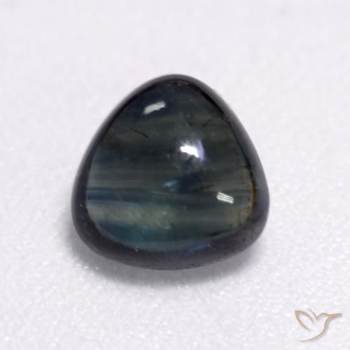 Mehrfarbig Saphir Edelstein - 0.7ct Trilliant Cabochon (ID: 536674)