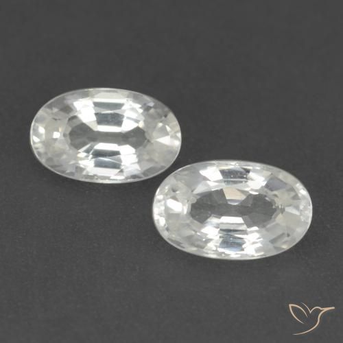 Loose White Sapphire Gemstones for Sale - In Stock, ready to Ship ...