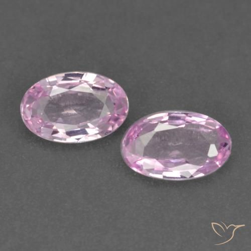 0.47 ct Loose Purple Sapphire, 4.8 x 3.1 mm Oval Cut From Tanzania, Photo A