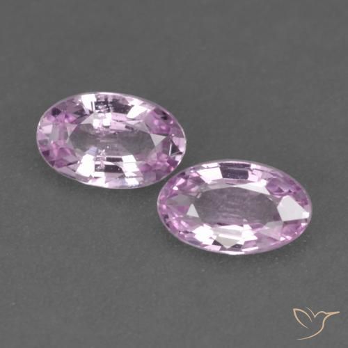0.48ctw Natural Light Purple Sapphire, Oval, VVS-VS