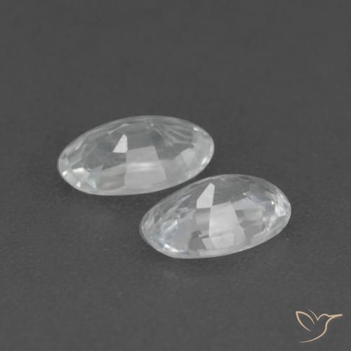 Sapphire Gemstones in 4.8 x 3.2 mm Size for Sale, Sapphire Stones in White Color