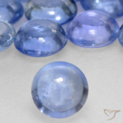 3,5mm runder blauer Saphir - in Größe: 3,5mm und Gewicht: durchschn. je 0,23 ct, verkauft nach Stück, Farbe: Baby blau, Reinheit: Transparent, natürlicher Edelstein, Mohs-Härte 9 Geeignet für den täglichen Gebrauch im Schmuck, Besitzt große Brillanz, Photo A
