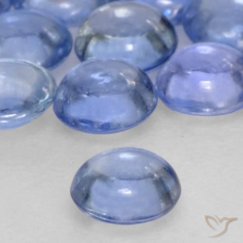 Sapphire Gemstones in 3.5 mm (calibrated) Size for Sale, Sapphire Stones in Baby Blue Color