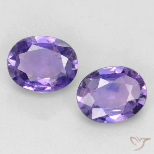 0.76ctw Natural Medium Violet Sapphire, Oval, VS