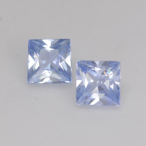Светло-синий Сапфир Камень - 0.2ct Огранка Принцесса (ID: 537574)
