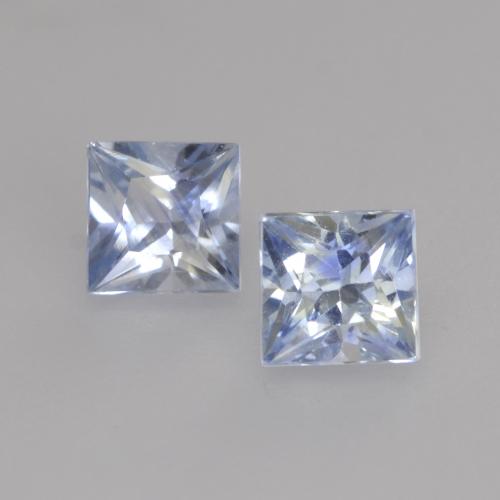 Светло-синий Сапфир Камень - 0.2ct Огранка Принцесса (ID: 537577)