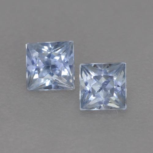 Светло-синий Сапфир Камень - 0.2ct Огранка Принцесса (ID: 537580)