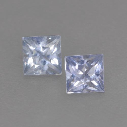 Light Blue Sapphire Gem - 0.2ct Princess-Cut (ID: 537582)