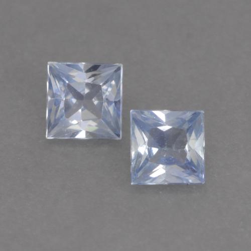 Purplish Blue Sapphire Gem - 0.2ct Princess-Cut (ID: 537583)