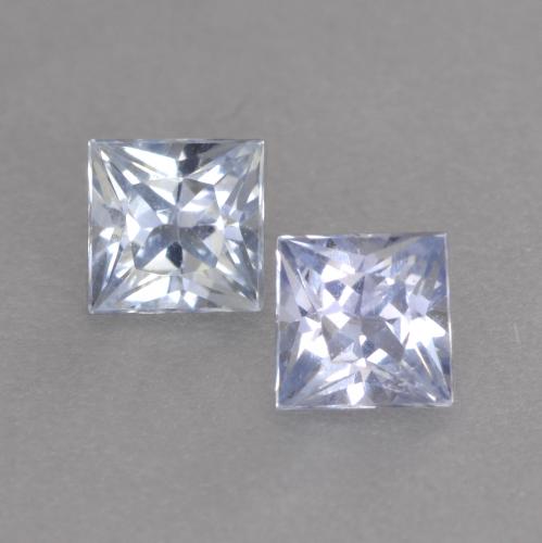 Светло-синий Сапфир Камень - 0.2ct Огранка Принцесса (ID: 537584)