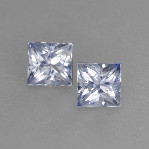 hellblau Saphir Edelstein - 0.2ct Prinzess-Schliff (ID: 537585)