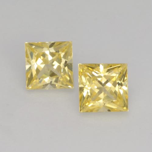 Tuscany Yellow Sapphire Gem - 0.4ct Princess-Cut (ID: 537766)