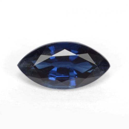 Azul oscuro Zafiro Gema - 0.6ct Forma marquesa (ID: 537898)