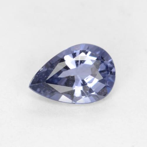 シルバーがかった青 サファイア 宝石 - 0.4ct ペアーファセット (ID: 538743)