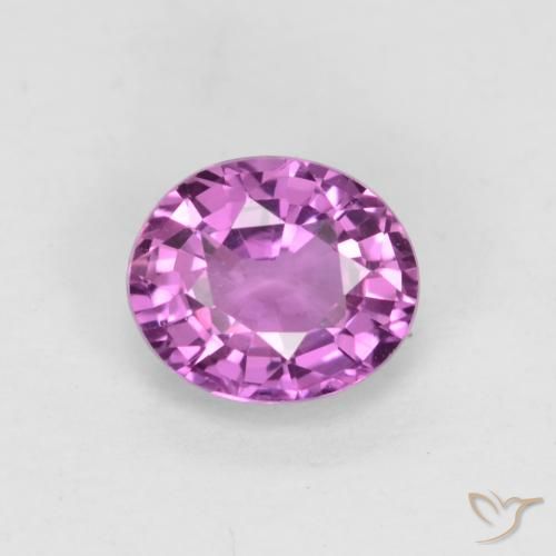 0.67ct Natural Violet Purple Sapphire, Oval, VVS-VS