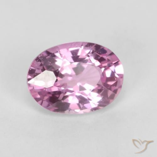 0.83 ct Purple Sapphire Stone, Natural Sapphire in Oval Facet Shape for Sale
