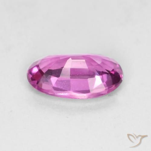 Sapphire Gemstone in 6.7 x 4.4 mm Size for Sale, Sapphire Stone in Medium Purple Color