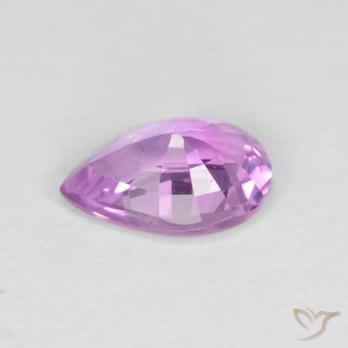 Sapphire Gemstone in 6.4 x 4.5 mm Size for Sale, Sapphire Stone in Medium Purple Color