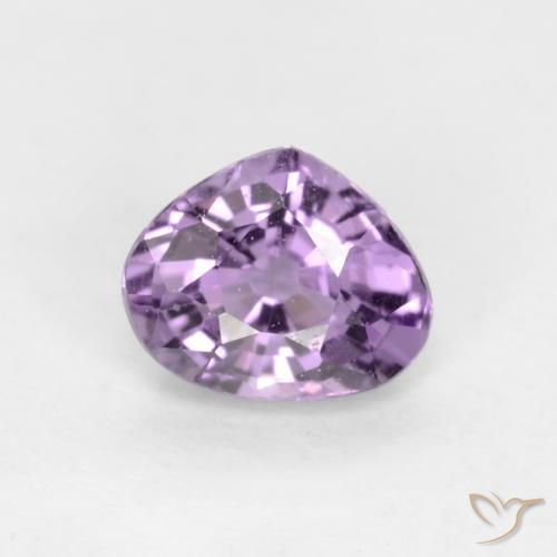 0.39ct Natural Medium Violet Sapphire, Pear Shape, VVS-VS