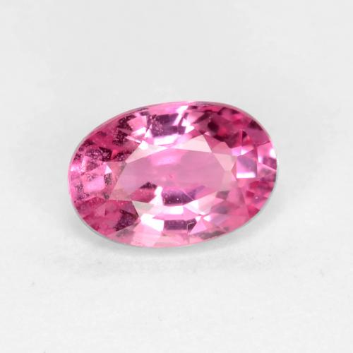 Intense Pink Saphir Edelstein - 0.7ct Oval facettiert (ID: 538990)
