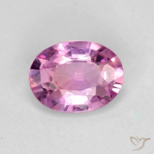 0.58ct Natural Pinkish Purple Sapphire, Oval, VS